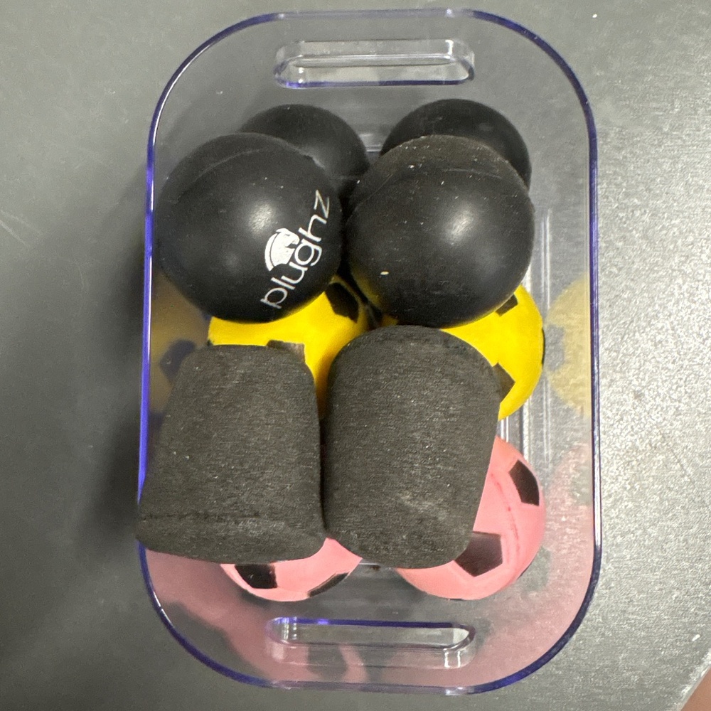 Basket of Horse Ear Plugs
